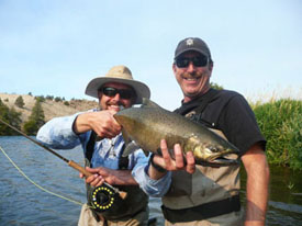 A Jack Chinook caught while on a guide trip on the Lower Deschutes River