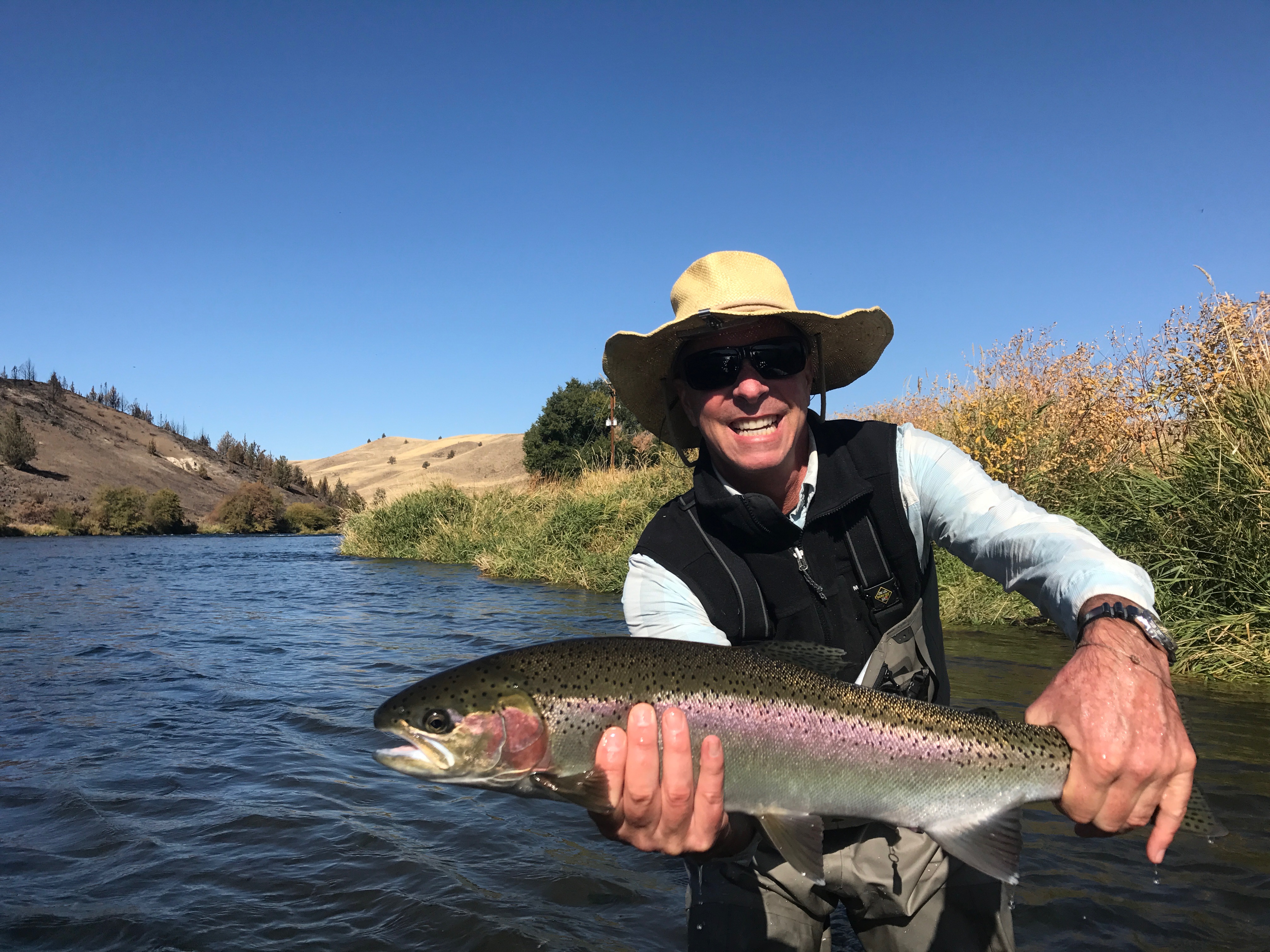 A nice Deschutes River steelhead