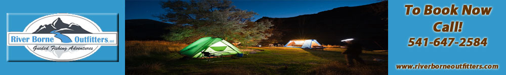 A Deschutes River Camp at Night
